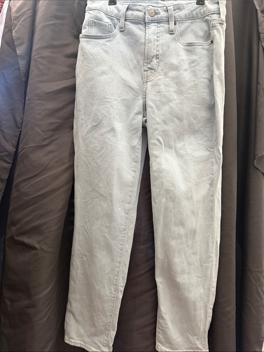 Old Navy OG Straight Light Wash Straight Leg Jeans - Pale Blue